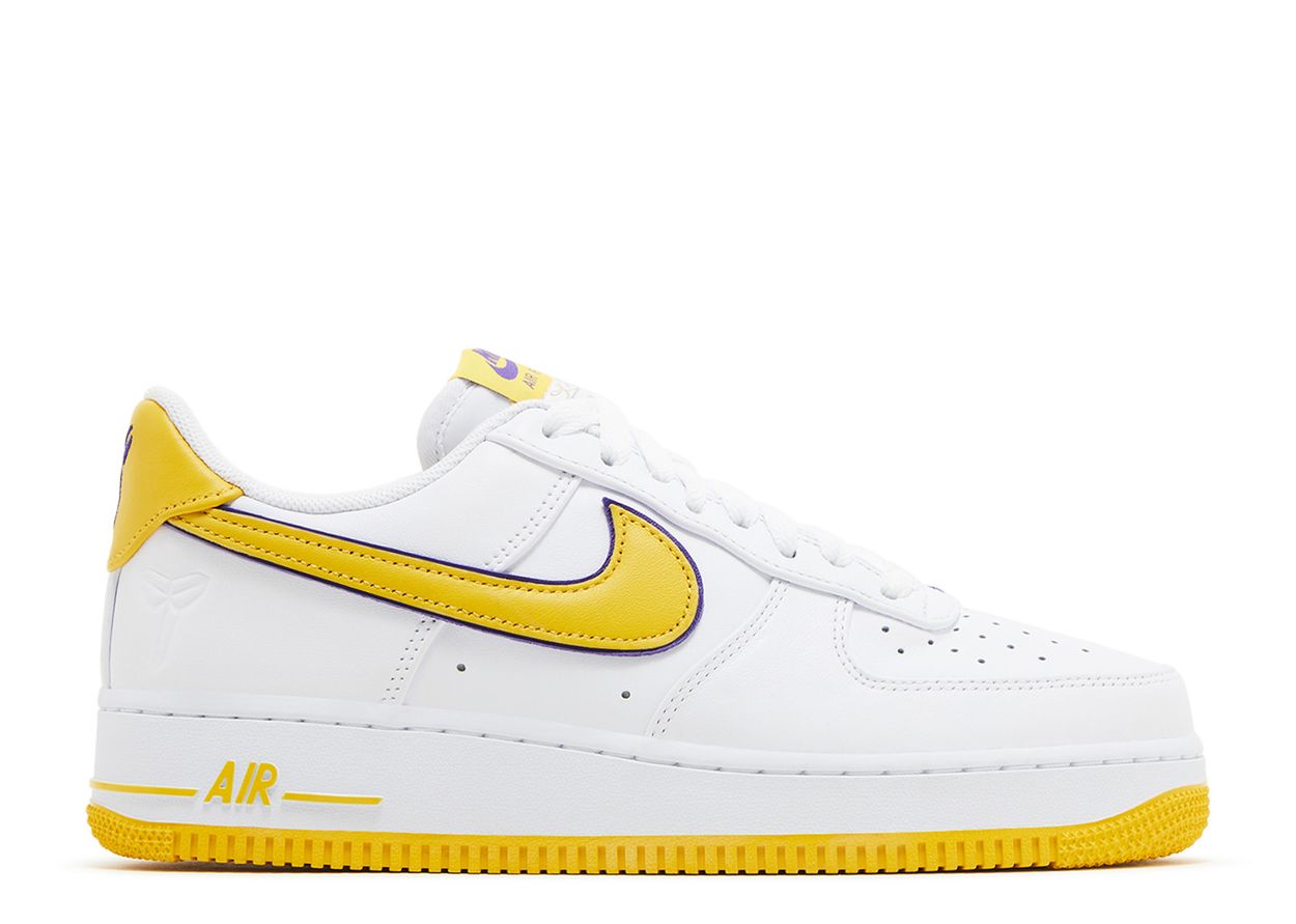 Nike Kobe Bryant Air Force 1 Low Retro QS Lakers Home