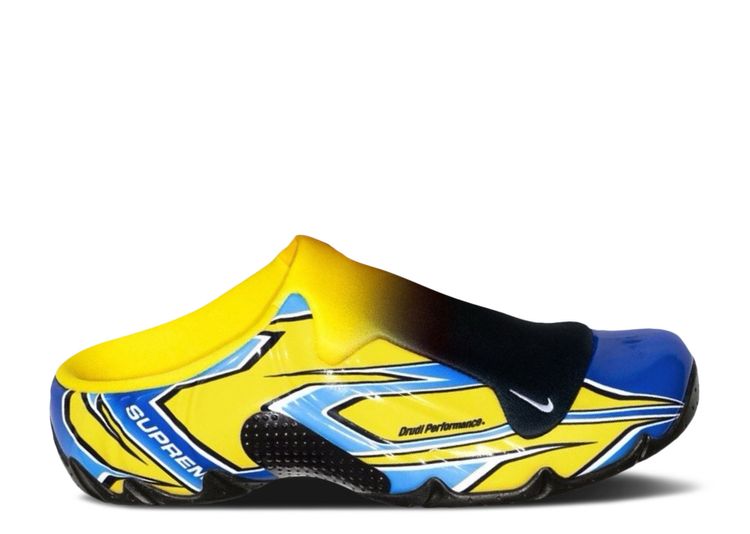 Nike Supreme Clogposite Opti Yellow Blue