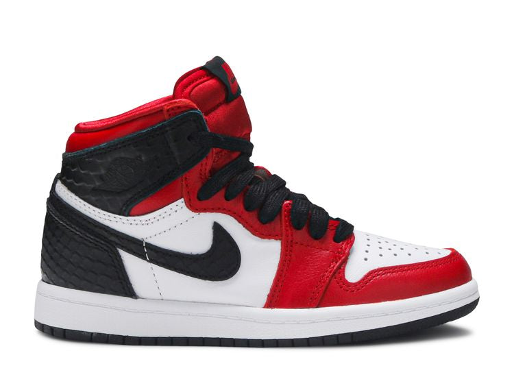 JORDAN 1 RETRO HIGH OG PS SATIN RED