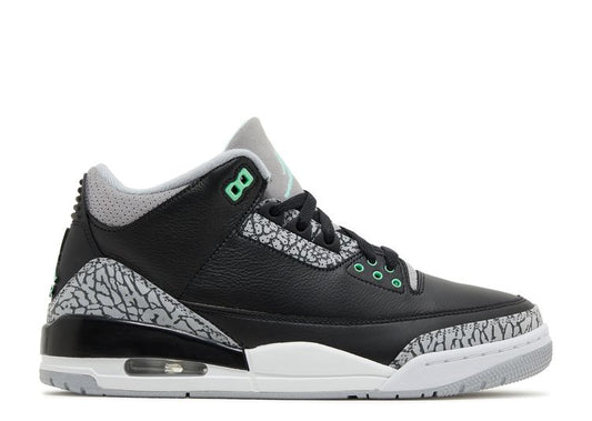 JORDAN 3 RETRO GREEN GLOW