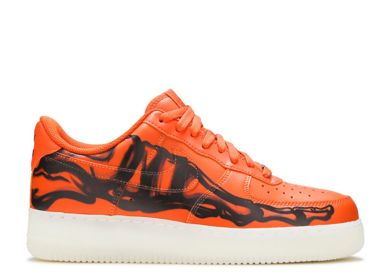 NIKE AIR FORCE 1 LOW ORANGE SKELETON