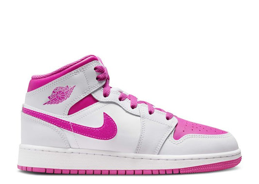 Air Jordan 1 Mid GS Fire Pink