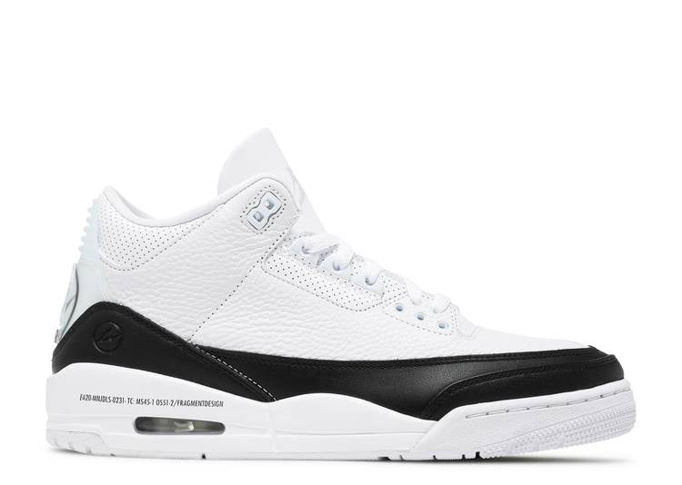 Air Jordan 3 Retro x Fragment White